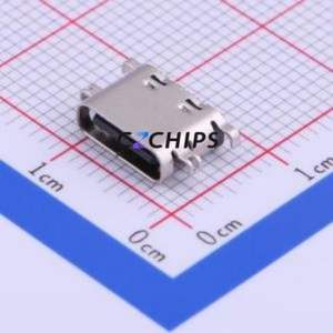 USB-310CB USB Connector SMD Connector ( Connector Type: Type-C )( Gender: Female )( Mounting Type: Sink Board ) - Product Image 1