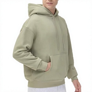 Sudadera con Capucha de Primera Calidad para Hombre, Corte Regular, Manga Larga, Transpirable, Resistente al Viento, Sólida, Bordada para Invierno - Product Image 2