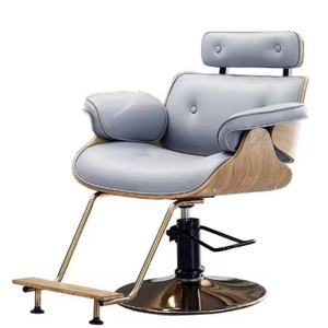 High Quality Modern Height Adjustable <b>Barber</b> <b>Chair</b> for Beauty Salon Multi-function Leather and Steel Furniture Hot Sale - Product Image 4