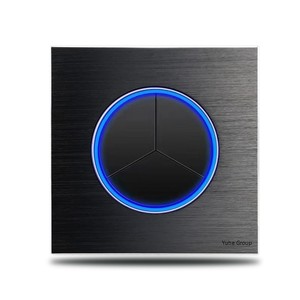 Interrupteur mural en aluminium IP65 avec bouton de réinitialisation, prise de courant et indicateur LED 1 à 2 canaux - Product Image 6