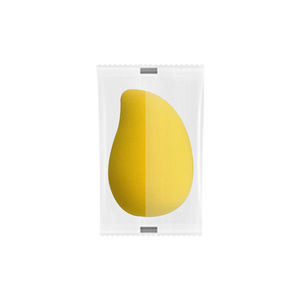 Éponge de <span class=keywords><strong>maquillage</strong></span> douce en forme de mangue, sans latex, série fruits, avec étiquette privée multicolore, marque OEM - Product Image 4