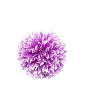 Queyiyi Fleurs artificielles en soie, bouquet de chrysanthèmes 30cm-100cm, décoration de mariage et de maison - Product Image 5