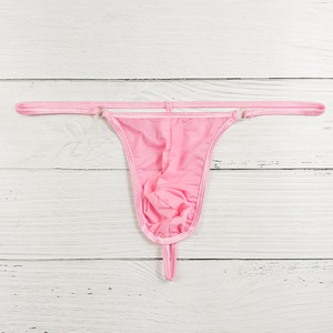 Venta al por mayor para hombre Mini Bikini Sexy Low-rise Transparencia Ropa interior Bulge Pouch <span class=keywords><strong>G</strong></span>-<span class=keywords><strong>string</strong></span> Tanga Calzoncillos Bragas - Product Image 6