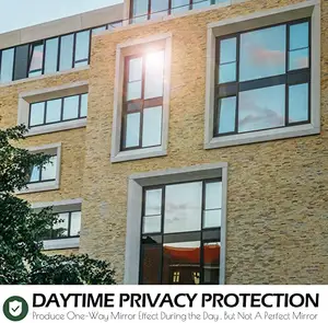 Miếng Dán Cửa Sổ Phản Quang Vinyl Kính Một Chiều Cho Gia Đình Miếng Dán Kính Chống Tia Cực Tím Chống Tia Cực Tím Tấm Dán Cửa Sổ Cách Nhiệt Riêng Tư - Product Image 6