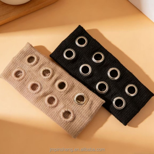 Bandeaux de sport personnalisés <span class=keywords><strong>pour</strong></span> femmes et hommes, en tissu élastique coloré, à bord large évidé, <span class=keywords><strong>pour</strong></span> le lavage du visage, le yoga, style punk - Product Image 2