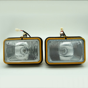 Faros Delanteros Cuadrados H3 de 12V para Excavadora Bobcat, Luces de Repuesto para Maquinaria de Construcción - Product Image 5