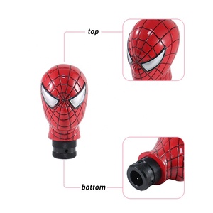 Pommeau de levier de vitesse en résine <span class=keywords><strong>Spiderman</strong></span>, universel pour tous les véhicules, pièce de rechange personnalisée pour l'intérieur de la voiture - Product Image 4