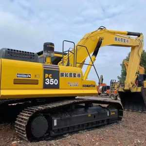 Excavadoras usadas japonesas KOMATSU PC350 35TON en buenas condiciones, precio bajo, excavadora hidráulica de orugas de segunda mano para minería - Product Image 1