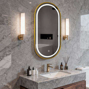 Espejo de Baño con Marco Personalizado para Hotel, Espejo con Luz, Espejo Decorativo Inteligente para el Hogar, Espejo Moderno con Decoración de Pared para Baño, Espejo LED - Product Image 5