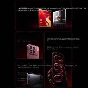 เรดมี K100 โปร แม็กซ์ รุ่นใหม่ ปี 2026 |   Snapdragon 8 Elite Gen5 หน้าจอ 6.9 นิ้ว 185Hz, แบตเตอรี่ 9070mAh, กล้องหลังระดับเรือธง 200MP แบบสามเลนส์ - Product Image 5