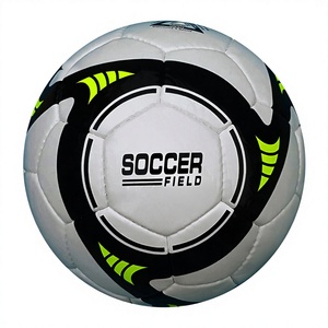 Balón de fútbol con logotipo personalizado OEM, diseño pakistaní, tamaño oficial 5, Material de PVC duradero para partidos de entrenamiento deportivo - Product Image 1