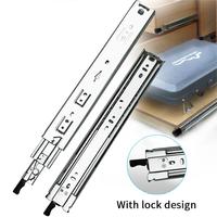 Glissières à roulement à billes robustes de 50 mm, capacité de charge de 68 kg, pour fourgon médical mobile, camping-car, boîte à outils, armoires d'atelier industriel, extérieur
