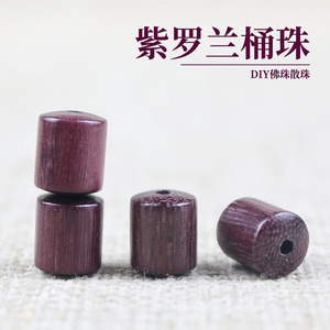 ลูกปัดไม้พะยูงสีม่วงขนาด 8 มม. สำหรับทำสร้อยข้อมือ ลูกปัดไม้ DIY วัสดุทำเครื่องประดับ ลูกปัดแบบหลวม ขายส่ง - Product Image 5