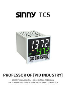 جهاز تحكم في درجة الحرارة الرقمي Sinny White Light TC5-H 48*96 بمخرج 0-10 فولت ووظيفة RS485 للتحكم النسبي والتكاملي - Product Image 4