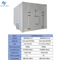 Lage temperatuur droogmachine voor garnalen, fruitdroogmachine, groentedroger, elektrische visdroger, motorpomp, energiebesparende PLC