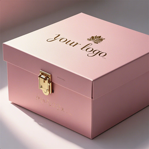 Luxury Recyclable Folding Flap Closure Paper <strong>Boxes</strong> Custom <strong>Pink</strong> <strong>Gifts</strong> Box Matt Lamination Logo for Clothing Wedding Socks - Product Image 1