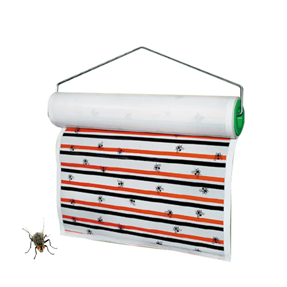 Commerce Garden Refills Insect Fly Glue Roll Trap Sticky Fly Paper