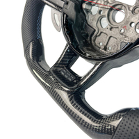 Volant de voiture en fibre de carbone et suède LED, personnalisable en usine pour Volkswagen Polo Golf Passat MK7 MK6, mise à niveau des anciens modèles