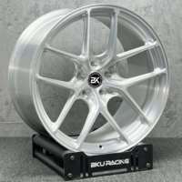 Jantes forgées KW 5x120.65 pour Chevrolet Corvette C7 C6 C8 C5 ZR1 Z06 18 19 20 pouces, finition argent brossé, jantes en alliage personnalisées