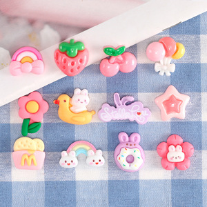 <b>Resin</b> <b>Craft</b> Charms Floral Cartoon Custom Shape Diy Artistic Accessories - Product Image 1