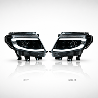 Conjunto de Faros LED BK para Ford Ranger T6 2012-2014, Proyector DRL, Actualización Plug and Play
