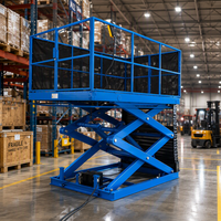 Plateforme élévatrice à ciseaux hydraulique personnalisée de 1 tonne pour chargement de conteneurs, niveleur de quai en acier inoxydable, hauteur maximale de 10 m