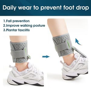 Usine en gros réglable attelle pied goutte orthèse cheville soutien pour marcher avec des chaussures confortable attelle pied goutte orthèse - Product Image 5