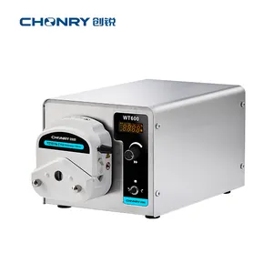 Chonry WT600 industriale digitale in acciaio inossidabile pompa peristaltica ad alto flusso di trasferimento liquido