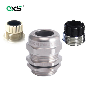 Presse-étoupe G1/2 étanche et antidéflagrant en acier inoxydable 304/316, certifié ATEX, IP68, pour usage industriel basse tension - Product Image 1