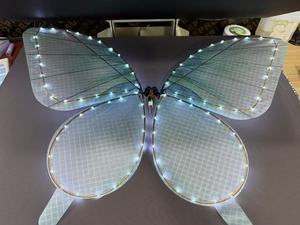 नई लॉन्च की गई लोकप्रिय रोमांटिक शादी, आनंददायक पार्टी, कार्यक्रम प्रदर्शन का माहौल, तितली चमकती रोशनी - Product Image 4