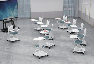 Factory Directly Wholesale Popular Modern High Quality <strong>Study</strong> Chair Classroom Training Chairs with Writing <strong>Pad</strong> - Product Image 5