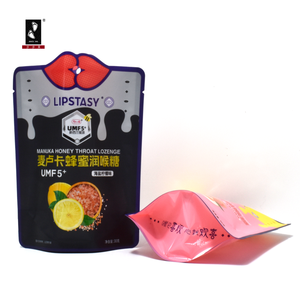 Pochette d'emballage de sortie comestibles en PP de qualité alimentaire laminé en feuille zip-lock refermable imprimé personnalisé Emballage pour l'industrie - Product Image 3