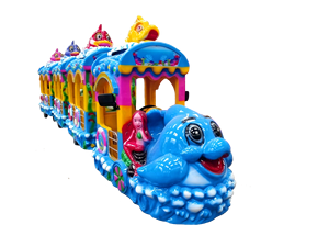 Treno Turistico Senza Binari per Centro Commerciale, Elettrico a Batteria, per Esterni, Piazza, Attrazione Panoramica, in Vetroresina, Dongyuan TM-001 <span class=keywords><strong>Thomas</strong></span> - Product Image 2