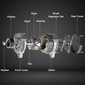 Nouveau pour pour Scion TC <span class=keywords><strong>2009</strong></span>-2016 2.5L 12V Alternateur haute performance avec sortie 100A-Marque KAILIPU - Product Image 2