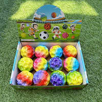 TikTok transfrontalier 6.3 transfert de chaleur élastique PU boule de mousse solide haute élasticité trou boule de lune pour enfant parent-enfant