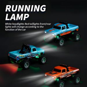 Coche <span class=keywords><strong>de</strong></span> <span class=keywords><strong>Control</strong></span> Remoto EPT Escala 1:64 <span class=keywords><strong>de</strong></span> Aleación 24Ghz con Luces, Velocidad y Dirección Ajustables, Mini Camioneta Monstruo RC - Product Image 4