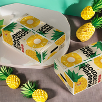 Boîtes cadeaux en carton ondulé personnalisées, écologiques et portables, de qualité alimentaire, pour fruits et cadeaux