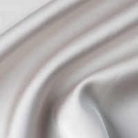 Tissu en satin de chiffon 100 % polyester biologique effet soie 50D pour robes de printemps/été, pyjamas et doublures de mariage pour femmes