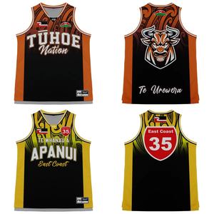 Saf özel Maori basketbol kitleri özel NZ kabile basketbol takım elbise özelleştirilmiş Tuhoe kabile basketbol forması şort Hoodies - Product Image 3