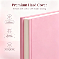 A5 Bedrucktes Logo Personalisiertes PU-Leder Tagebuch Notizbuch Maßgefertigtes Elastisches Band Hardcover-Planer Tagesplaner Stoff-Journal