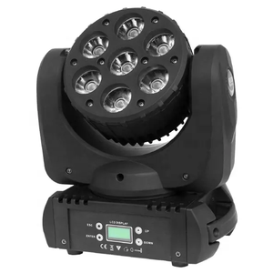 <span class=keywords><strong>Super</strong></span> prix 12 pièces LED rvb faisceau mobile tête lumière lumineuse esclave blanc corps lampe puissance sonore article éclairage chaud maître couleur - Product Image 2