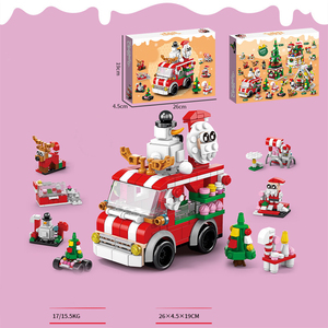 Baby <span class=keywords><strong>Large</strong></span> Kids Creative <span class=keywords><strong>Building</strong></span> <span class=keywords><strong>Blocks</strong></span> Brinquedo De Madeira Educacional Crianças Decoração De Natal - Product Image 4