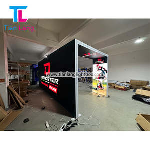TianLang Taille personnalisée SEG Tissu Aluminium Extrusion Publicité Affichage LED Boîte à lumière pour stand - Product Image 3