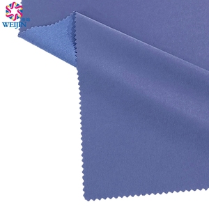 Tissu <span class=keywords><strong>plat</strong></span> en velours doré polyester 75D, largeur 152 cm, poids 210 g, nylon élasthanne, doux, respirant, élastique, échantillon gratuit - Product Image 2