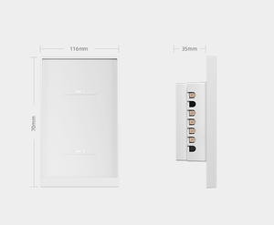Nhà máy bán chúng tôi thông minh chuyển đổi ánh sáng <span class=keywords><strong>Wifi</strong></span> Cảm ứng tường chuyển đổi 2 Gang - Product Image 5