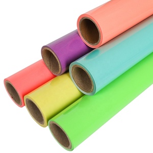 Bügeln auf Designer Einfach zu schneidende Marken übertragungs folien Wärme übertragung Druckbare Vinyl-Htv-Rolle PVC-Kleidung 15 Farben PET PU TPU High - Product Image 3