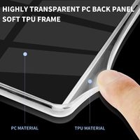 Funda Protectora Trasera Ultra Transparente de TPU Suave y Flexible para Tablet Kobo Libra Color de 7 Pulgadas 2024, Personalizable