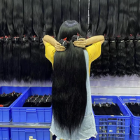 Vente en gros de mèches de cheveux humains vierges bruts 100% alignés dans le sens des cuticules, ultra-lisses, double tirage, qualité 10A 12A 15A, cheveux bruts vietnamiens, pour revendeurs