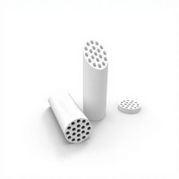 Housing Membran Keramik Tubular Industri untuk Mikrofiltrasi, Filter UF Alumina untuk Air Limbah dan Pengolahan Makanan