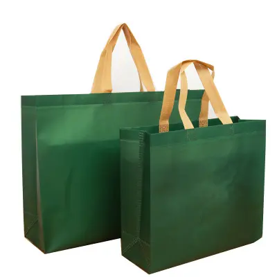 सहानुभूति थोक प्रचार कस्टम इको अनुकूल पुनः प्रयोज्य सुपरमार्केट किराने का टोटे लेमिनेटेड गैर बुना शॉपिंग बैग